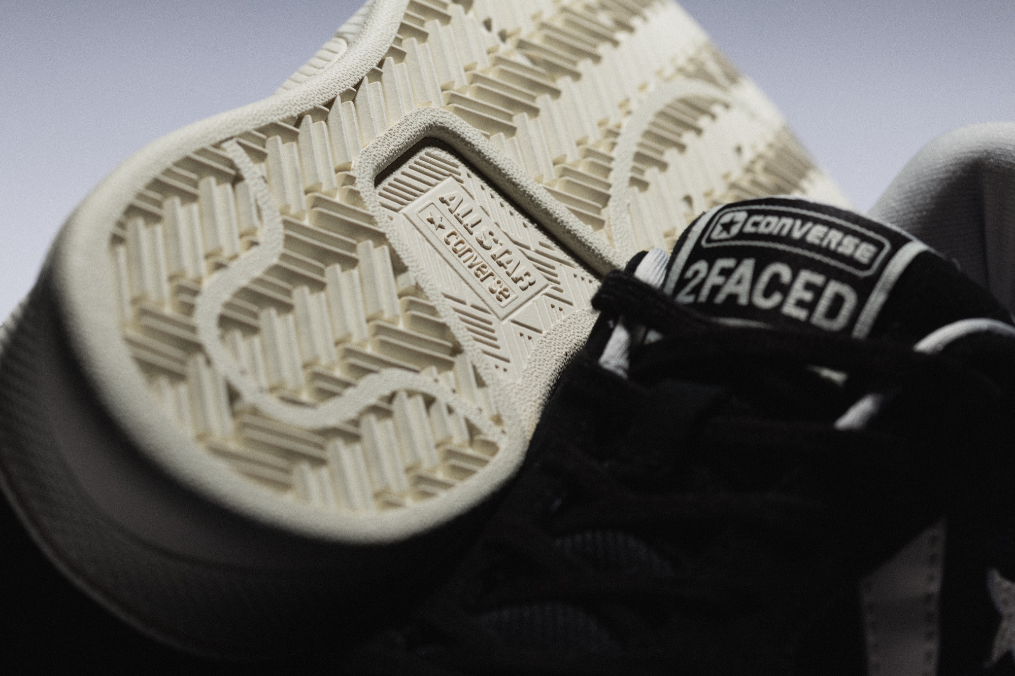 アウトソールの ALL STAR 刻印